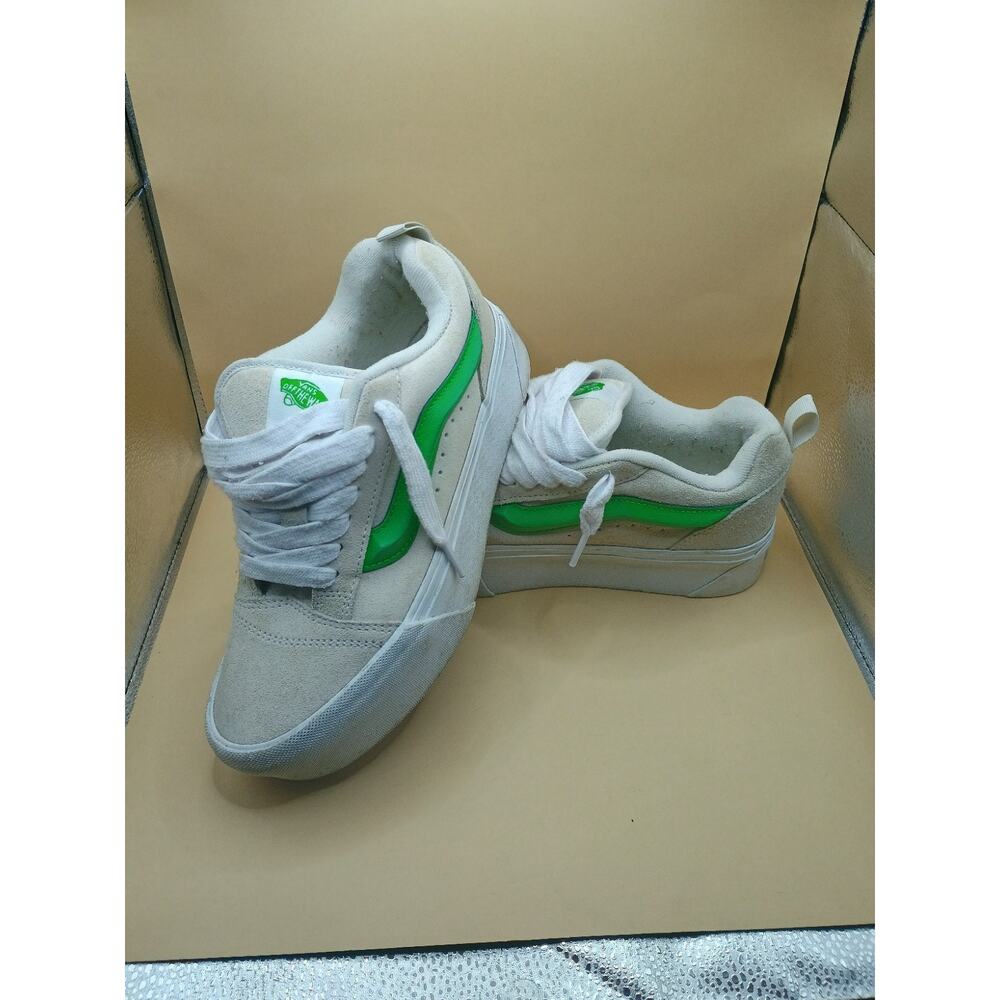 Vans Knu Stack Womens Size 8.5 Casual Platform Festival Sneakers Gray Green